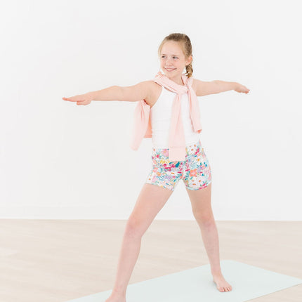 Petal Power Active Shorty Shorts