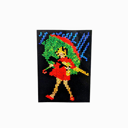 Slinger Lite-Brite Assault Girl Sticker