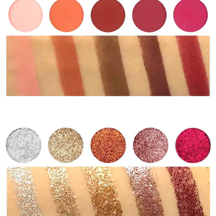 Ashunta Sheriff Beauty Unicorn II Glitter & Matte Shadow Palette