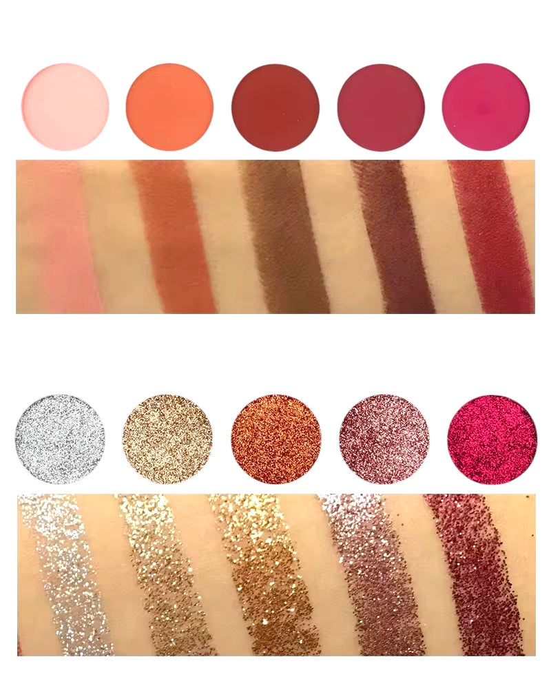 Ashunta Sheriff Beauty Unicorn II Glitter & Matte Shadow Palette