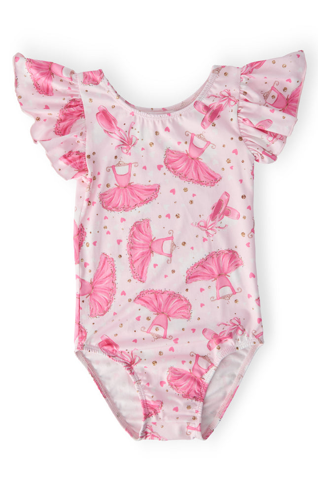 Pirouette S/S Flutter Sleeve Leotard