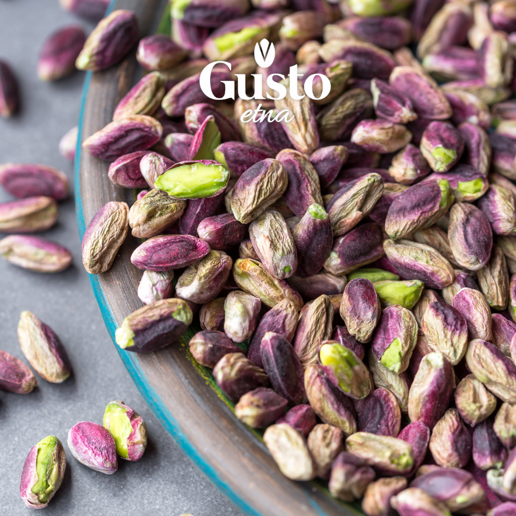 Gusto Etna, Sicilian Raw Pistachios, No shell, Unsalted,  2.2 lb (1 kg)