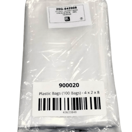 Bags, Polyethylene, 100 Bags