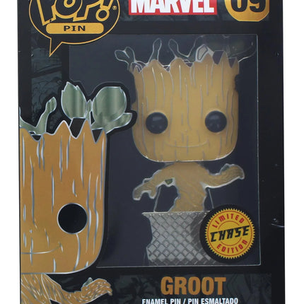 POP! Pin Baby Groot Marvel Guardians of the Galaxy Silver Pot Chase