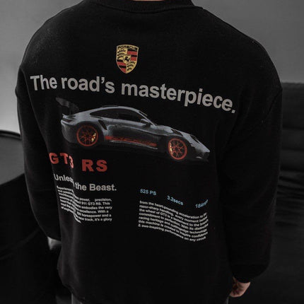 Porsche Printed Oversized Sweatshirt