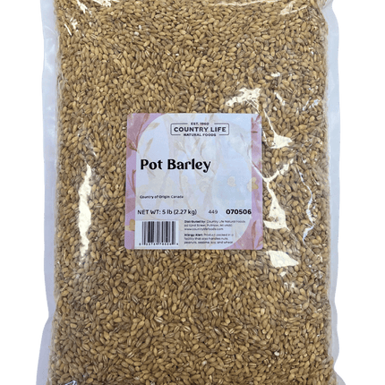 Barley, Pot