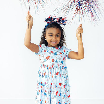 Proudly Patriotic S/S Pocket Twirl Dress