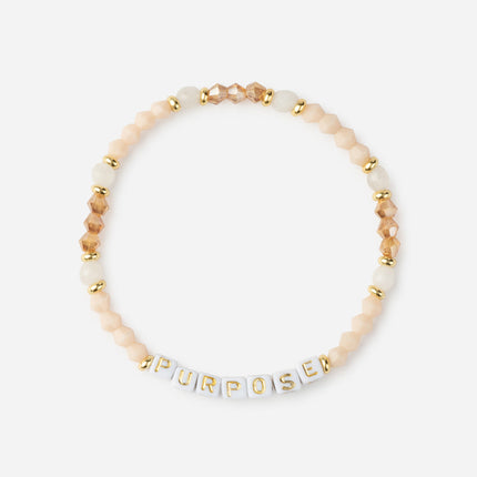 Purpose Letter Bracelet