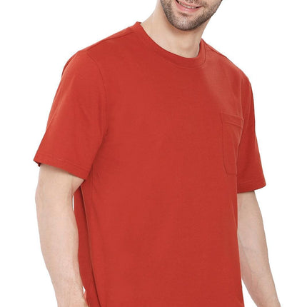 Men's Regular-Fit Short-Sleeve Crew Neck T-Shirt With Chest Pocket