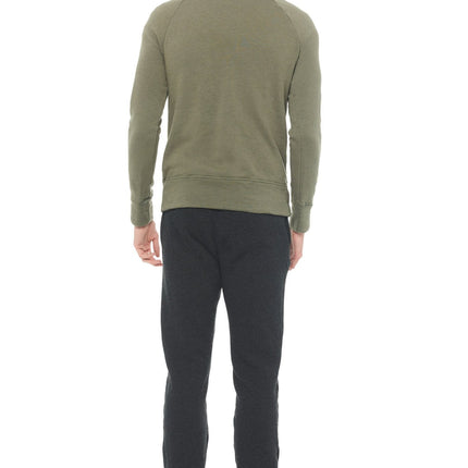 Men's French Terry Relaxed Fit Crew Neck Sweatshirt