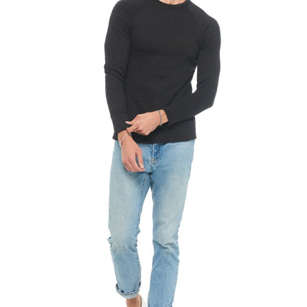 Men's French Terry Relaxed Fit Crew Neck Sweatshirt