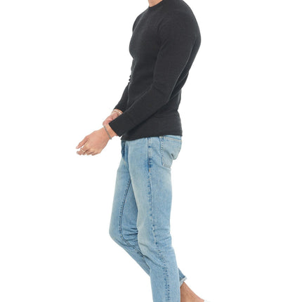 Men's French Terry Relaxed Fit Crew Neck Sweatshirt