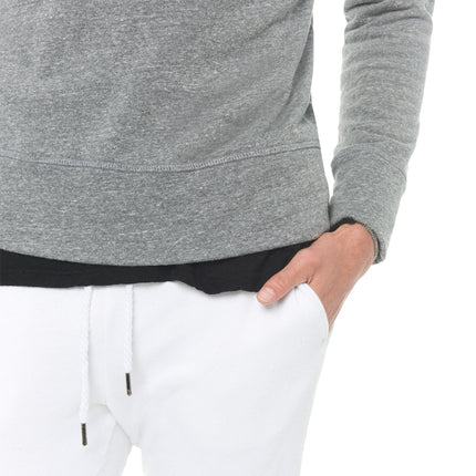 Men's French Terry Relaxed Fit Crew Neck Sweatshirt
