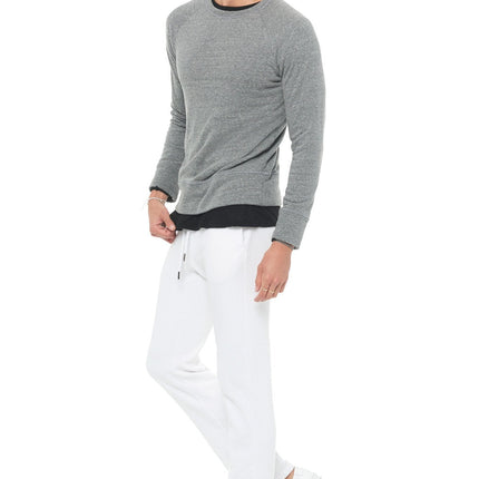 Men's French Terry Relaxed Fit Crew Neck Sweatshirt