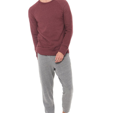 Men's French Terry Relaxed Fit Crew Neck Sweatshirt