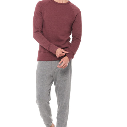 Men's French Terry Relaxed Fit Crew Neck Sweatshirt