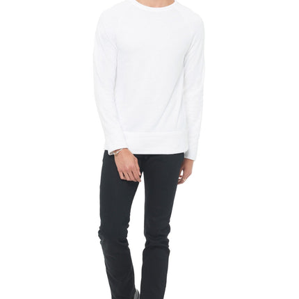 Men's French Terry Relaxed Fit Crew Neck Sweatshirt
