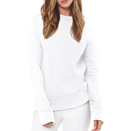 Women's French Terry Relaxed Fit Pullover Sweatshirt
