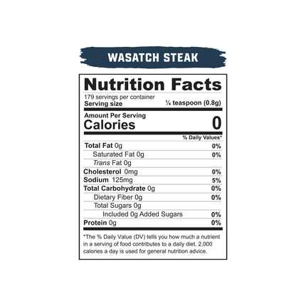 Real Salt Wasatch Steak Seasoning