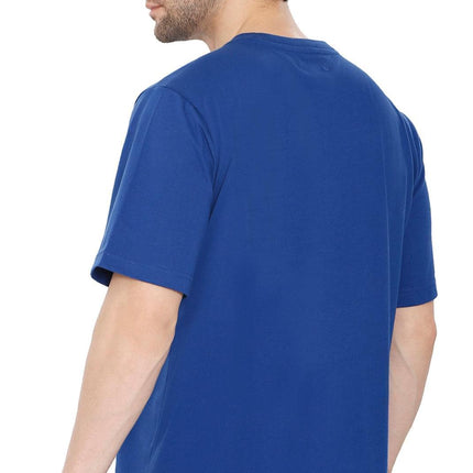 Men's Crew Neck Solid Color T-shirt in Short Sleeves and Relaxed Fit