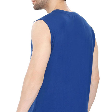 Mens Sleeveless T-Shirt with Pocket - A No Cling Comfort Fit Tank