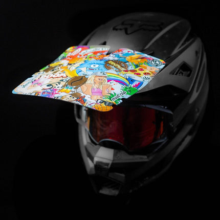Riesel Design - Visor Extension - MX - MUD:CAP