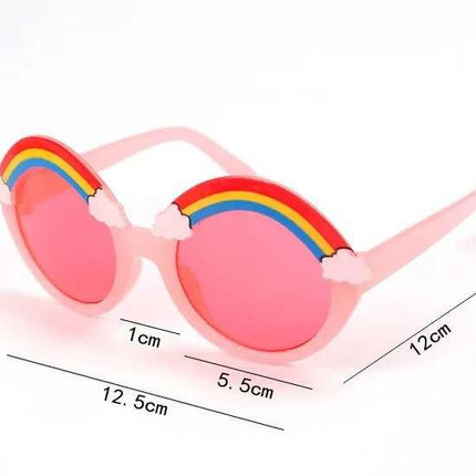 Rainbow Kids Sunglasses – 100% UV 400 Protection Toddler Sun Glasses for Beach & Outdoor Play