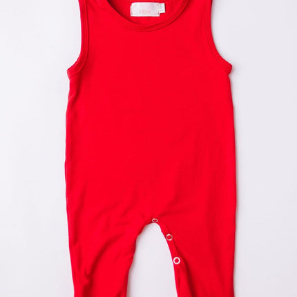 Red Tank One-Piece Jogger