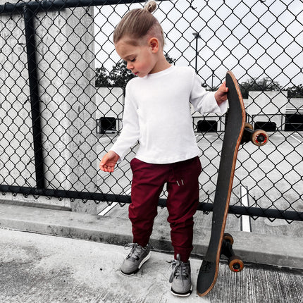 VETERAN SLIM FIT JOGGER - CRIMSON