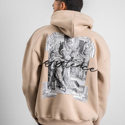 Resistance Embroidered Hoodie Sweatshirt