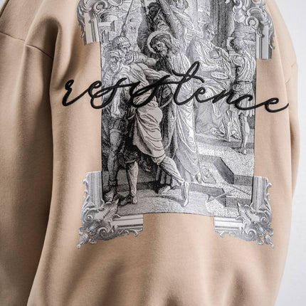 Resistance Embroidered Hoodie Sweatshirt