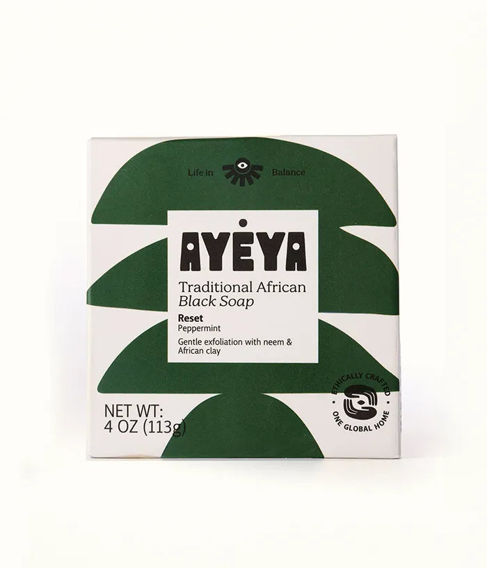 Traditional African Black Soap Bar<br>Reset