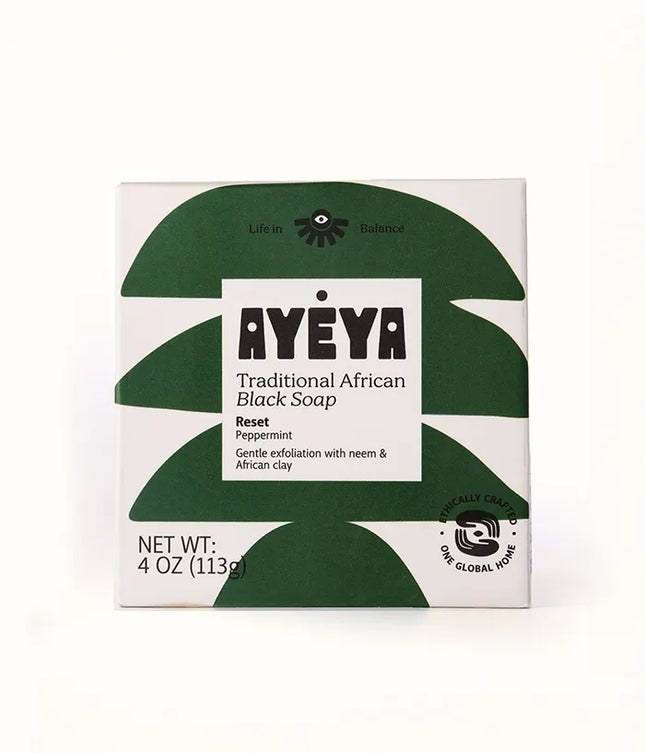 Traditional African Black Soap Bar<br>Reset