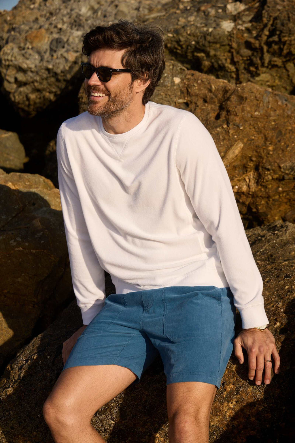 Tyler Corduroy Short - Blue