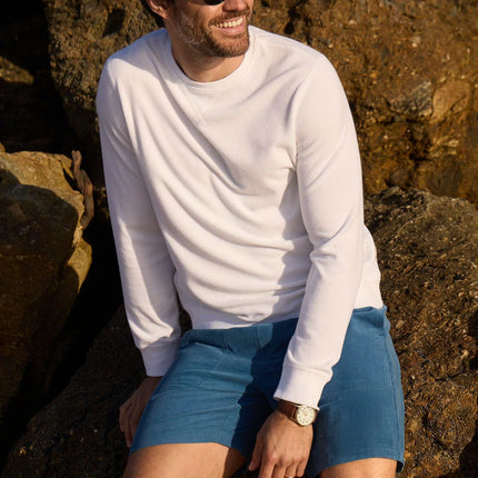 Butch Terry Crewneck - Brilliant White