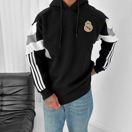 Real Madrid Hooded Oversized Sweatshirt - Stylish and Comfortable