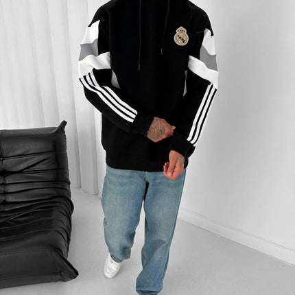 Real Madrid Hooded Oversized Sweatshirt - Stylish and Comfortable