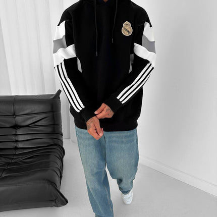 Real Madrid Hooded Oversized Sweatshirt - Stylish and Comfortable