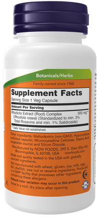Rhodiola 500mg Ext. 3%
