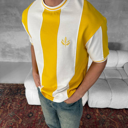 Ribbed Sleeve Unisex Fan T-Shirt