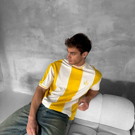 Ribbed Sleeve Unisex Fan T-Shirt