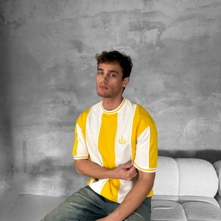 Ribbed Sleeve Unisex Fan T-Shirt