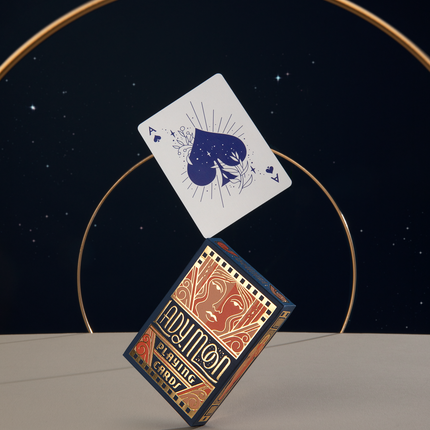 Lady Moon Playing Cards
