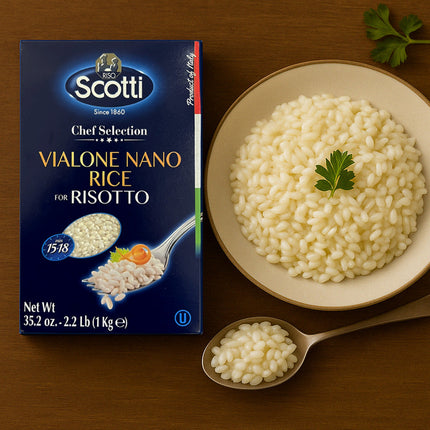 Riso Scotti, Vialone Rice “Nano Rice” 2.2 lb (1 kg)