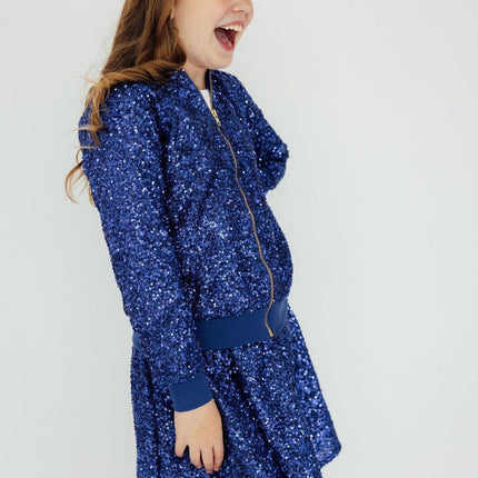 Royal Blue Sequin Jacket