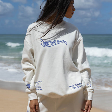 Run the Race Unisex Crewneck