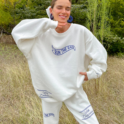 Run the Race Unisex Crewneck