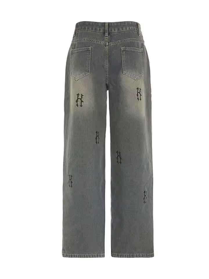 Ghost Wash Denim Jeans