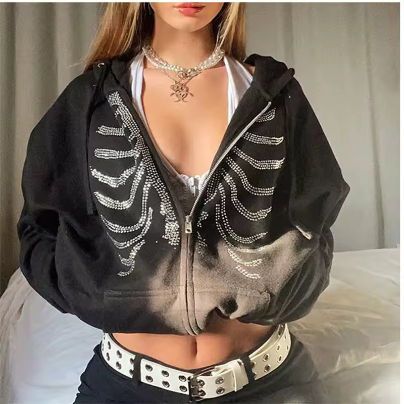 Skeleton Rhinestone Jacket