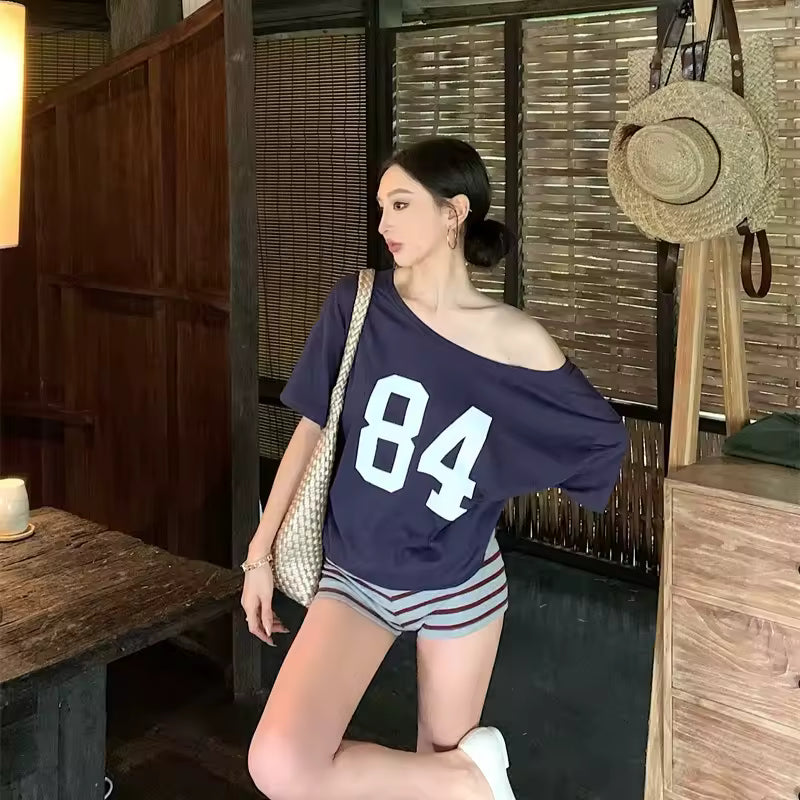 Jersey Number Drop Tee